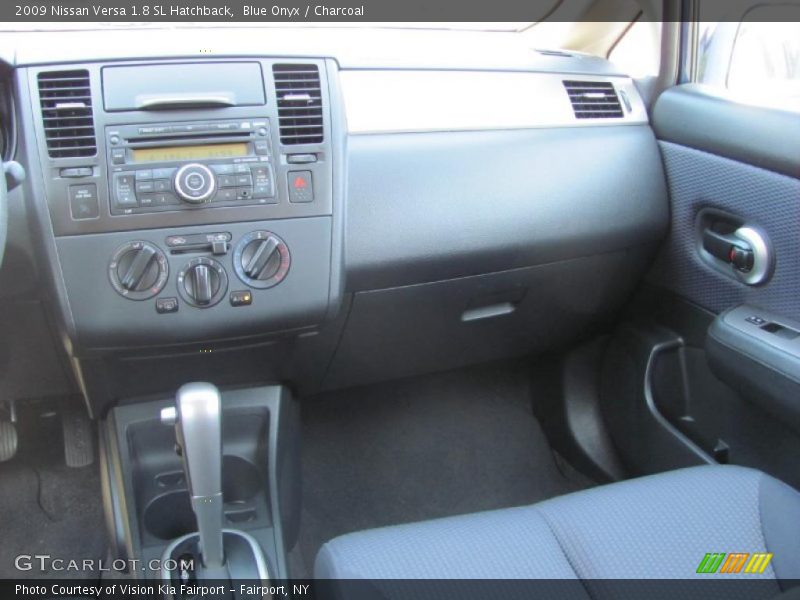 Blue Onyx / Charcoal 2009 Nissan Versa 1.8 SL Hatchback