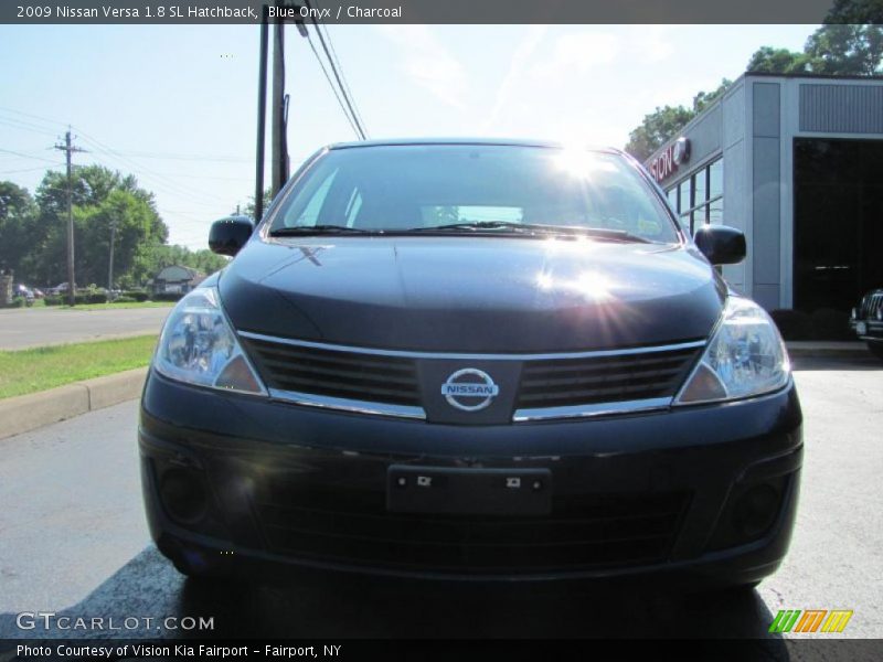 Blue Onyx / Charcoal 2009 Nissan Versa 1.8 SL Hatchback