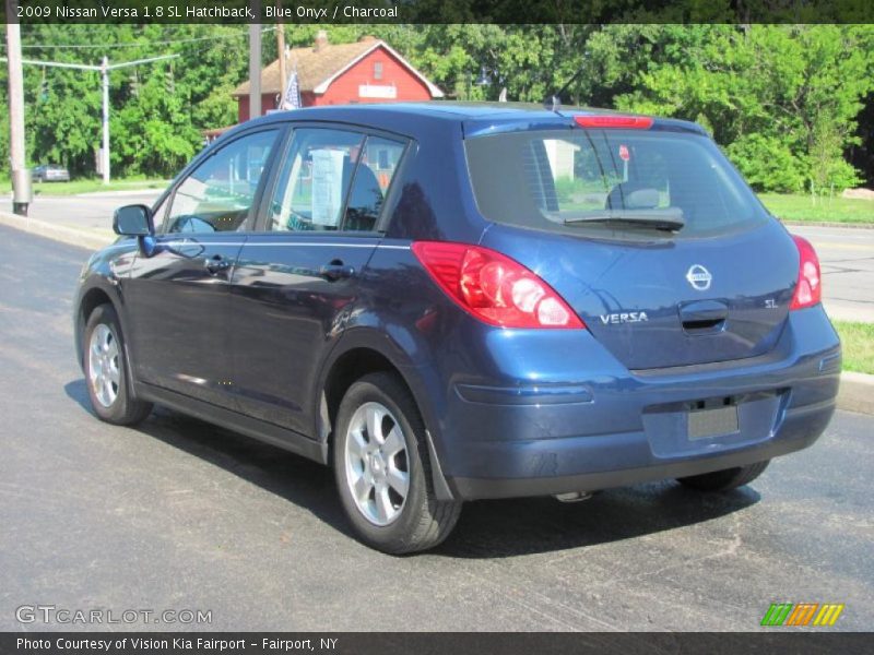 Blue Onyx / Charcoal 2009 Nissan Versa 1.8 SL Hatchback