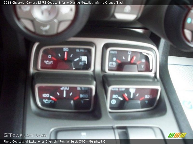Inferno Orange Metallic / Inferno Orange/Black 2011 Chevrolet Camaro LT/RS Coupe