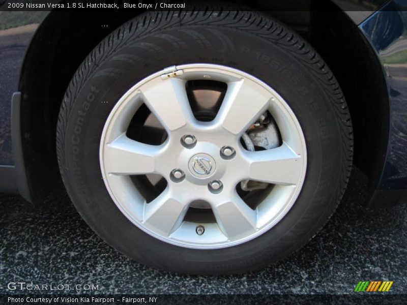 Blue Onyx / Charcoal 2009 Nissan Versa 1.8 SL Hatchback