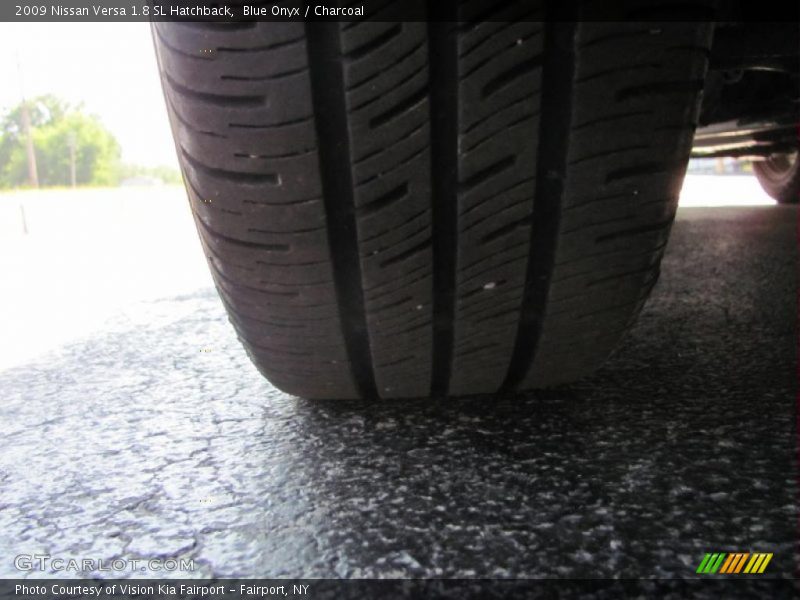 Blue Onyx / Charcoal 2009 Nissan Versa 1.8 SL Hatchback