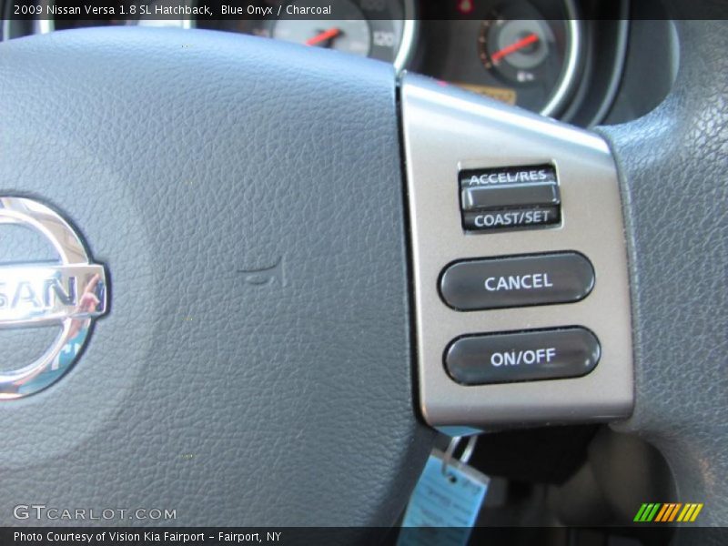 Blue Onyx / Charcoal 2009 Nissan Versa 1.8 SL Hatchback