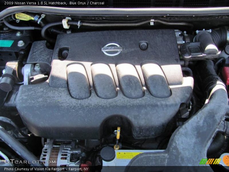 Blue Onyx / Charcoal 2009 Nissan Versa 1.8 SL Hatchback