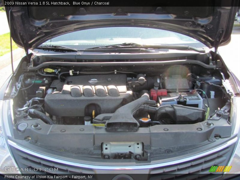 Blue Onyx / Charcoal 2009 Nissan Versa 1.8 SL Hatchback