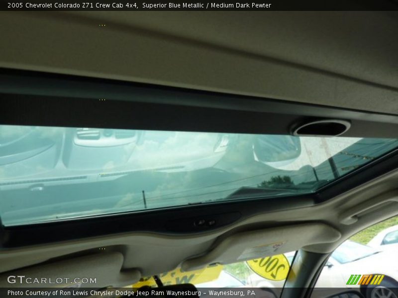 Superior Blue Metallic / Medium Dark Pewter 2005 Chevrolet Colorado Z71 Crew Cab 4x4