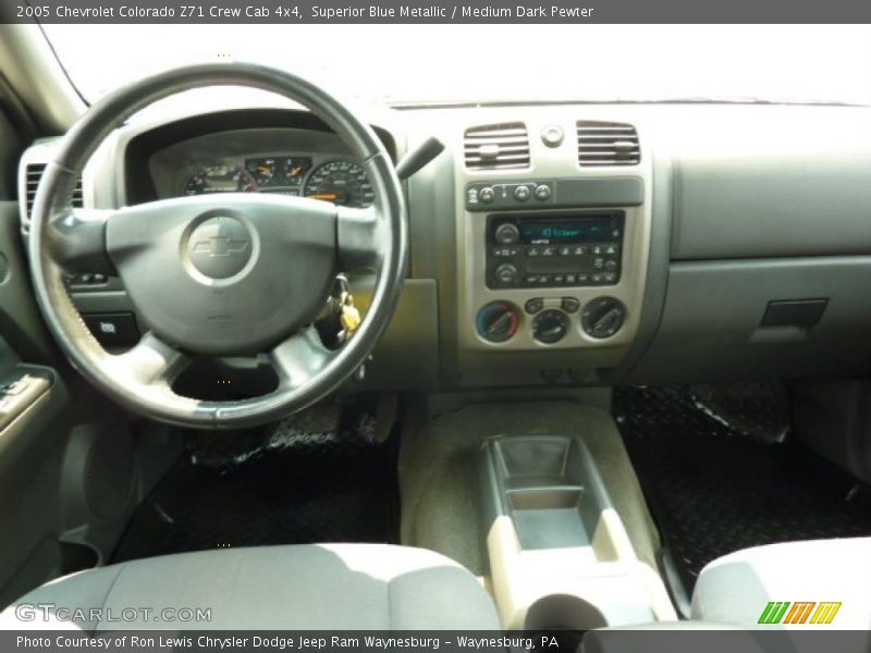 Superior Blue Metallic / Medium Dark Pewter 2005 Chevrolet Colorado Z71 Crew Cab 4x4