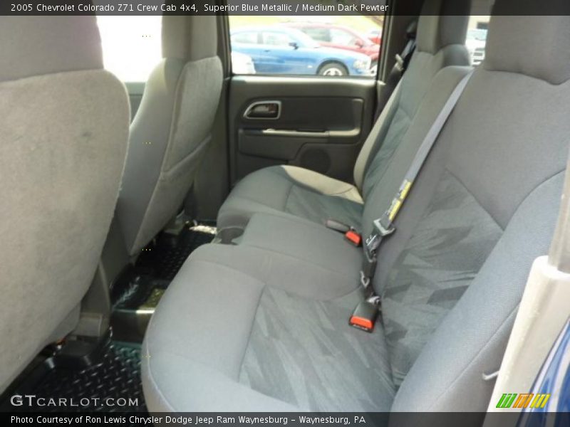 Superior Blue Metallic / Medium Dark Pewter 2005 Chevrolet Colorado Z71 Crew Cab 4x4