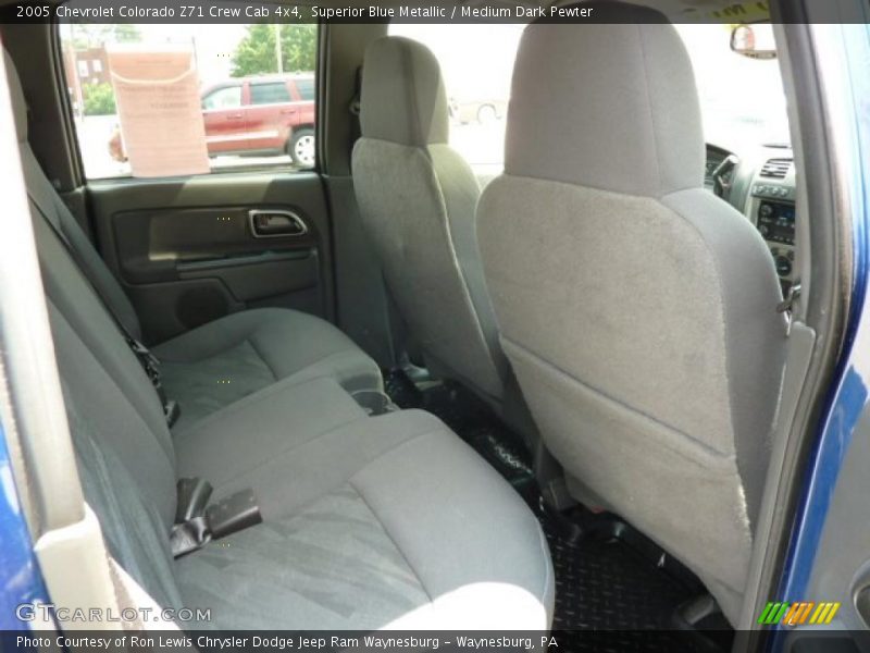 Superior Blue Metallic / Medium Dark Pewter 2005 Chevrolet Colorado Z71 Crew Cab 4x4