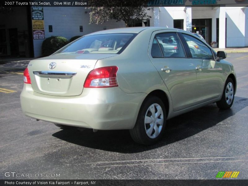 Olive Mist / Bisque 2007 Toyota Yaris Sedan