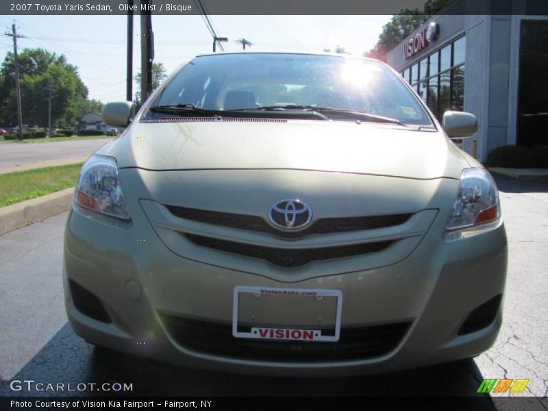 Olive Mist / Bisque 2007 Toyota Yaris Sedan