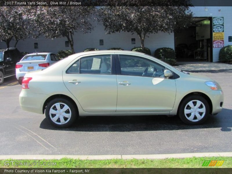 Olive Mist / Bisque 2007 Toyota Yaris Sedan