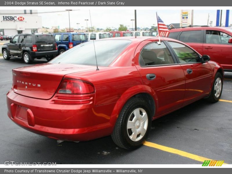 Inferno Red Pearlcoat / Dark Slate Gray 2004 Dodge Stratus SE Sedan
