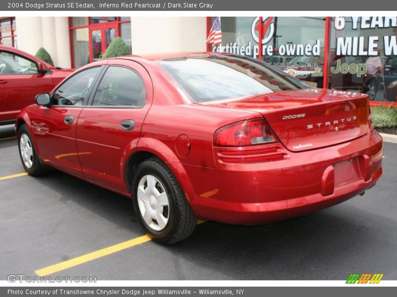 Inferno Red Pearlcoat / Dark Slate Gray 2004 Dodge Stratus SE Sedan