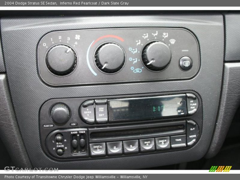 Inferno Red Pearlcoat / Dark Slate Gray 2004 Dodge Stratus SE Sedan