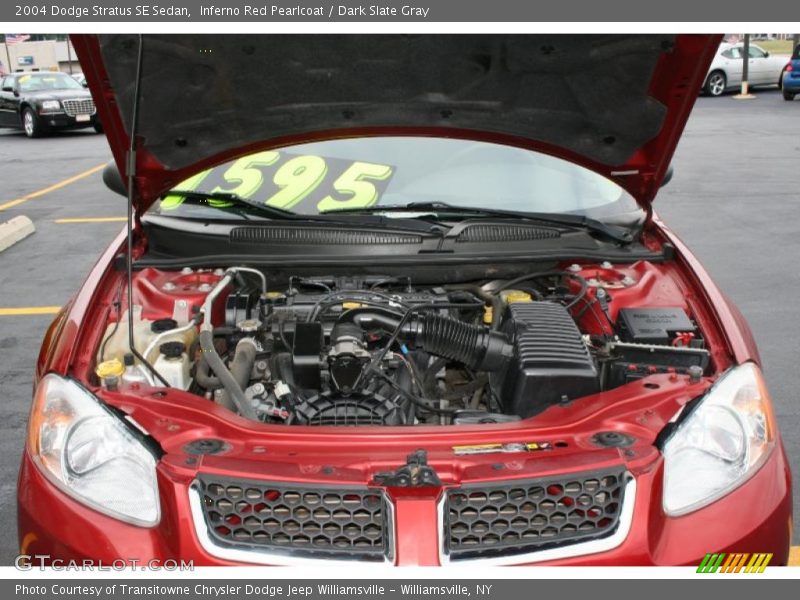 Inferno Red Pearlcoat / Dark Slate Gray 2004 Dodge Stratus SE Sedan