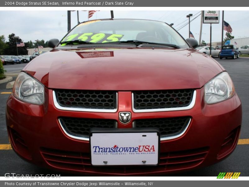 Inferno Red Pearlcoat / Dark Slate Gray 2004 Dodge Stratus SE Sedan
