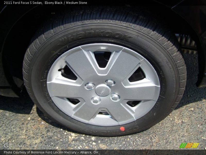 Ebony Black / Medium Stone 2011 Ford Focus S Sedan