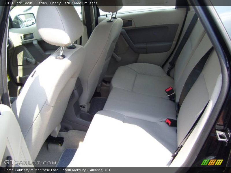 Ebony Black / Medium Stone 2011 Ford Focus S Sedan