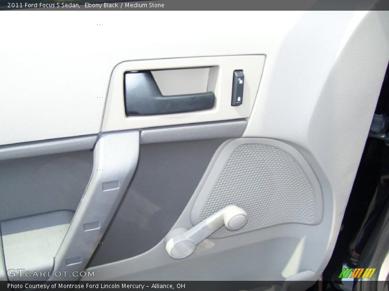 Ebony Black / Medium Stone 2011 Ford Focus S Sedan