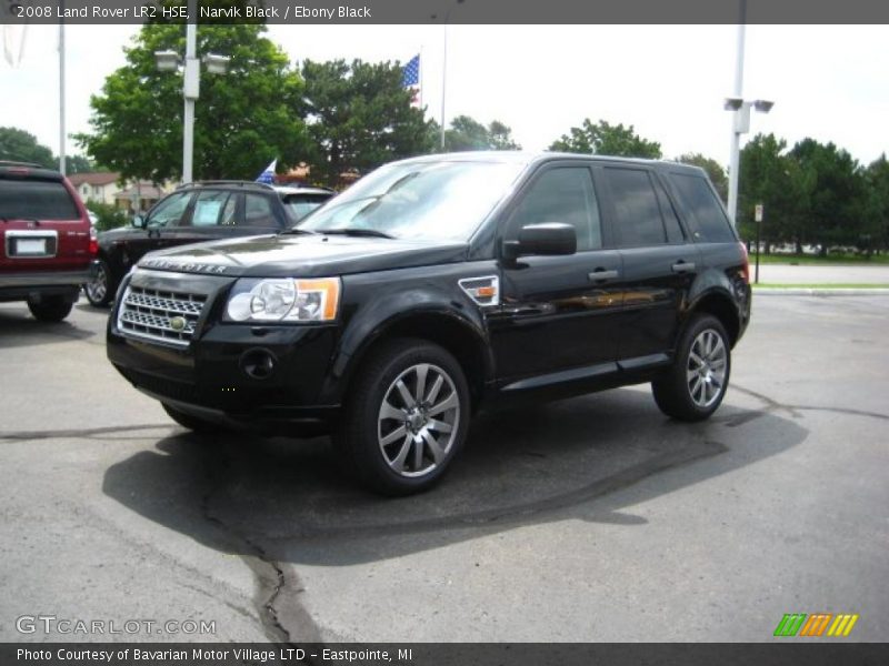 Narvik Black / Ebony Black 2008 Land Rover LR2 HSE