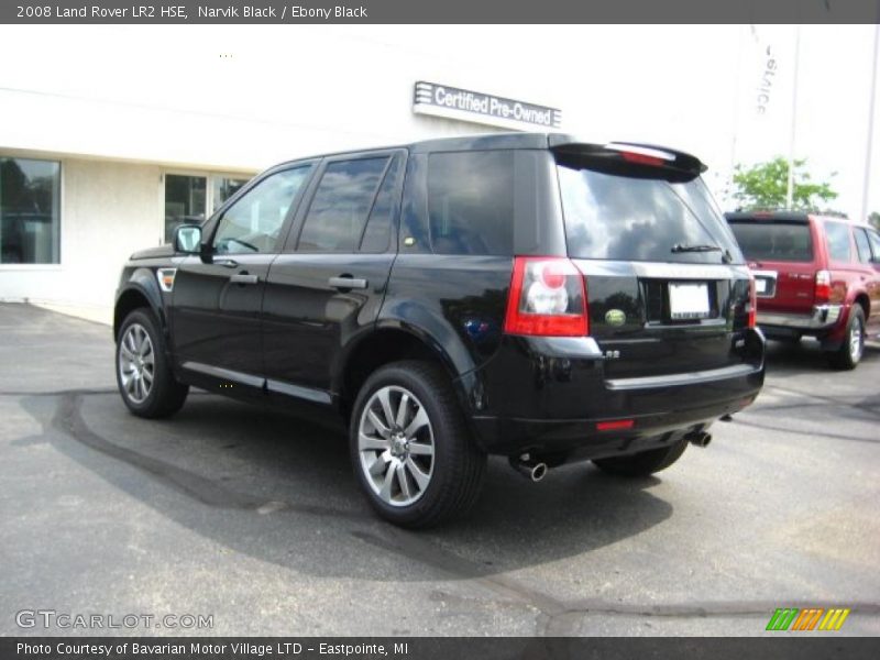 Narvik Black / Ebony Black 2008 Land Rover LR2 HSE