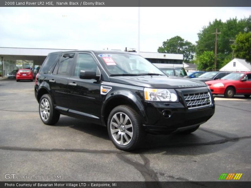 Narvik Black / Ebony Black 2008 Land Rover LR2 HSE