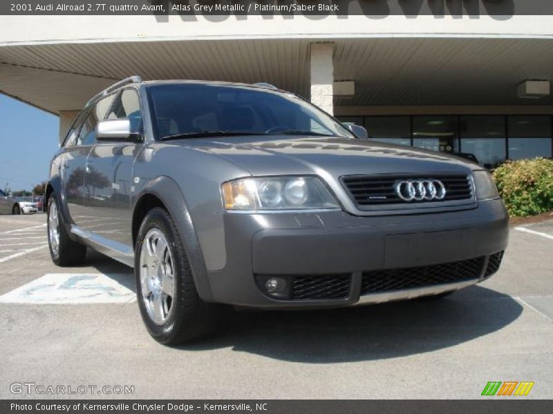 Atlas Grey Metallic / Platinum/Saber Black 2001 Audi Allroad 2.7T quattro Avant