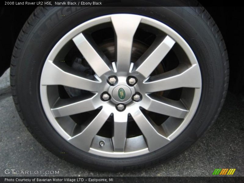 Narvik Black / Ebony Black 2008 Land Rover LR2 HSE