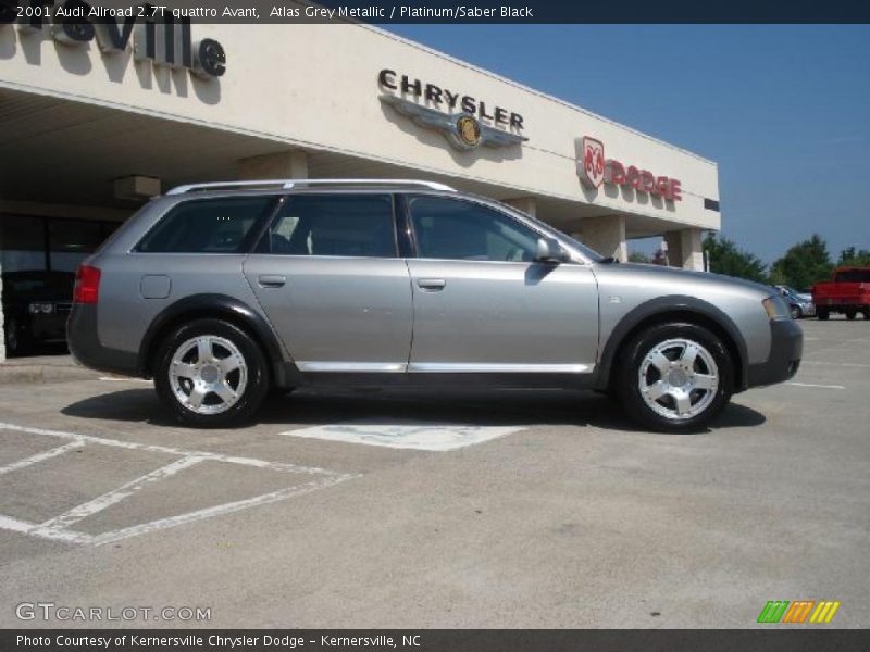 Atlas Grey Metallic / Platinum/Saber Black 2001 Audi Allroad 2.7T quattro Avant