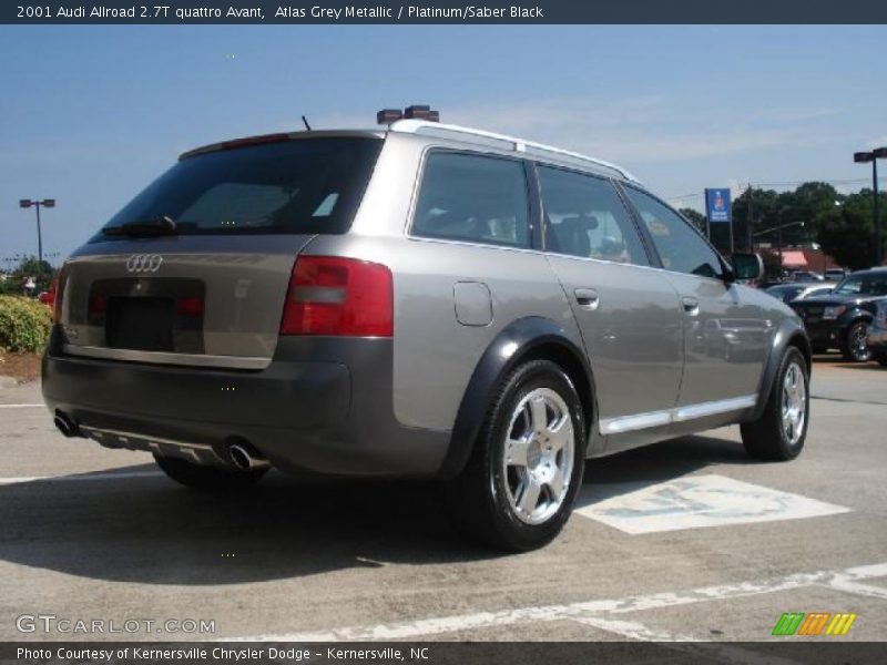 Atlas Grey Metallic / Platinum/Saber Black 2001 Audi Allroad 2.7T quattro Avant
