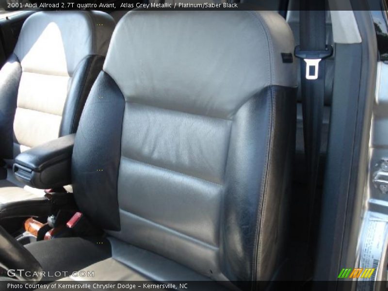 Atlas Grey Metallic / Platinum/Saber Black 2001 Audi Allroad 2.7T quattro Avant