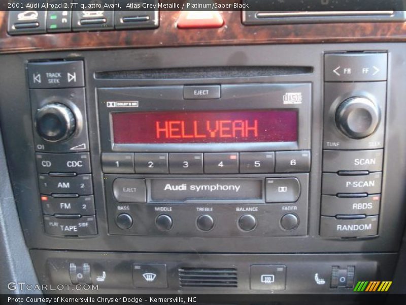 Atlas Grey Metallic / Platinum/Saber Black 2001 Audi Allroad 2.7T quattro Avant