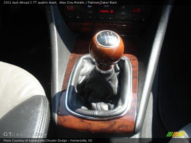 Atlas Grey Metallic / Platinum/Saber Black 2001 Audi Allroad 2.7T quattro Avant