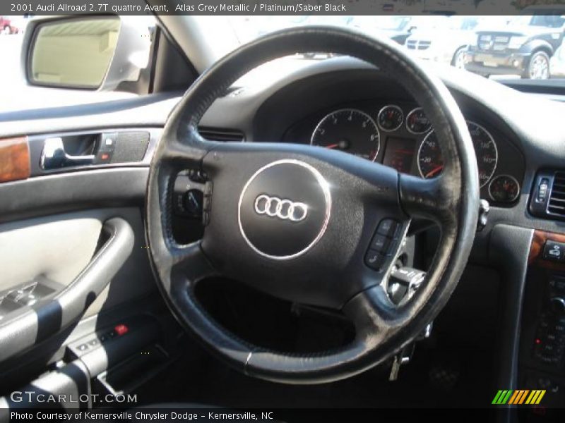 Atlas Grey Metallic / Platinum/Saber Black 2001 Audi Allroad 2.7T quattro Avant