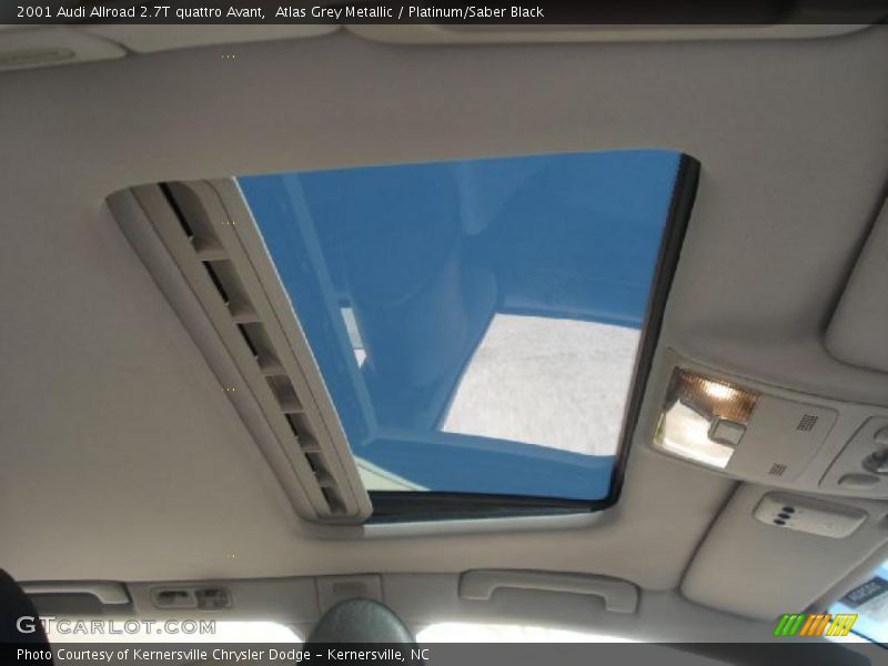 Atlas Grey Metallic / Platinum/Saber Black 2001 Audi Allroad 2.7T quattro Avant