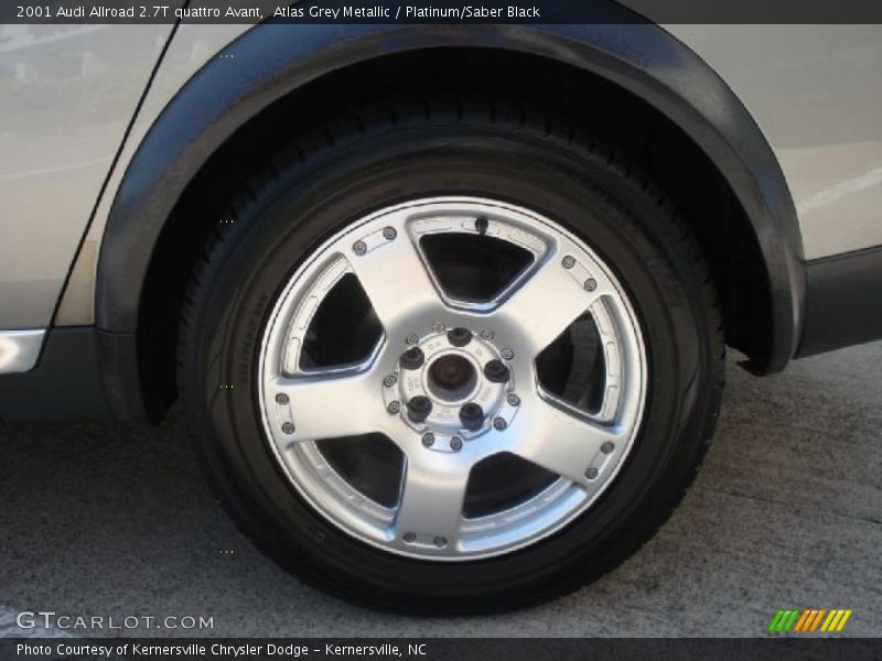 Atlas Grey Metallic / Platinum/Saber Black 2001 Audi Allroad 2.7T quattro Avant