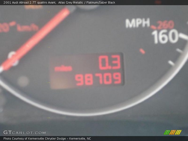 Atlas Grey Metallic / Platinum/Saber Black 2001 Audi Allroad 2.7T quattro Avant