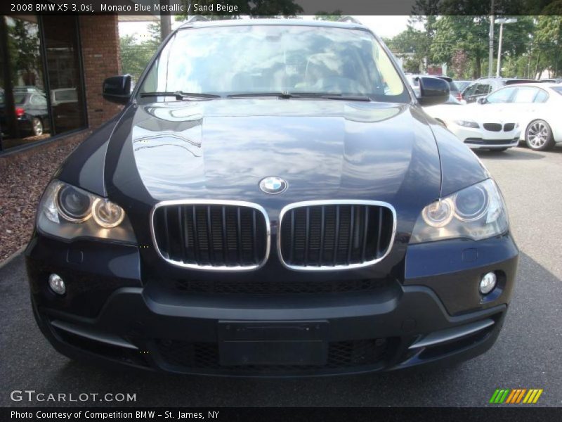 Monaco Blue Metallic / Sand Beige 2008 BMW X5 3.0si