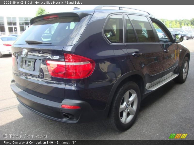 Monaco Blue Metallic / Sand Beige 2008 BMW X5 3.0si