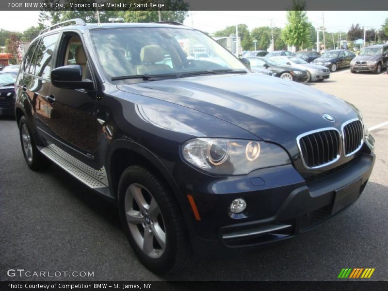 Monaco Blue Metallic / Sand Beige 2008 BMW X5 3.0si