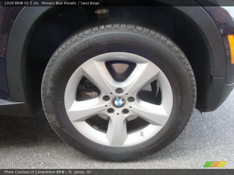 Monaco Blue Metallic / Sand Beige 2008 BMW X5 3.0si
