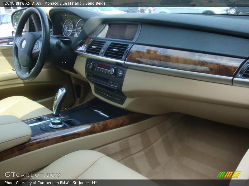 Monaco Blue Metallic / Sand Beige 2008 BMW X5 3.0si