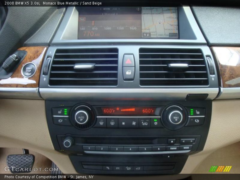 Monaco Blue Metallic / Sand Beige 2008 BMW X5 3.0si