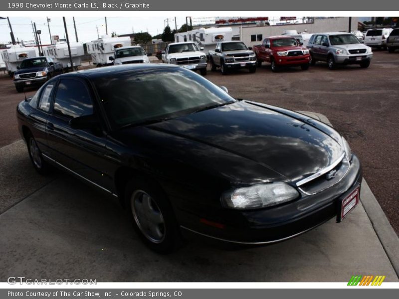 Black / Graphite 1998 Chevrolet Monte Carlo LS