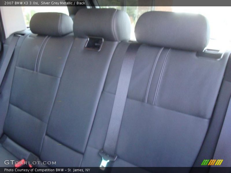Silver Grey Metallic / Black 2007 BMW X3 3.0si