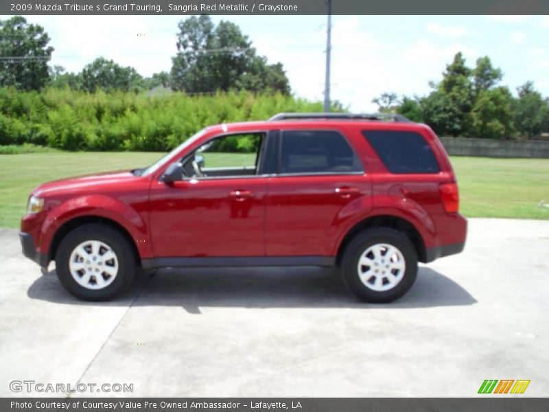 Sangria Red Metallic / Graystone 2009 Mazda Tribute s Grand Touring