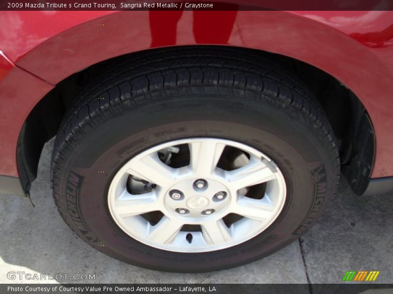 Sangria Red Metallic / Graystone 2009 Mazda Tribute s Grand Touring