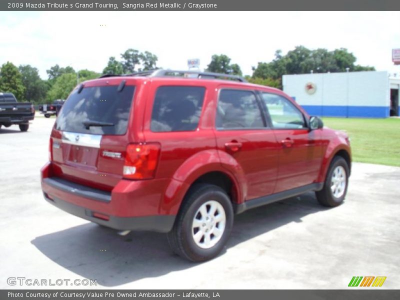 Sangria Red Metallic / Graystone 2009 Mazda Tribute s Grand Touring