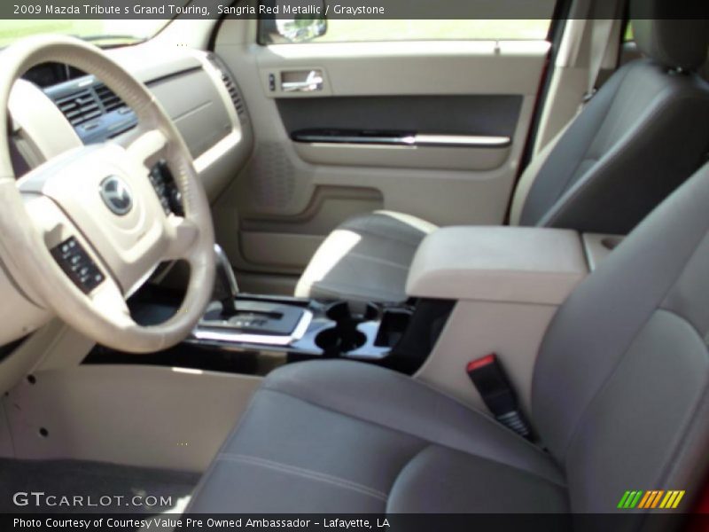 Sangria Red Metallic / Graystone 2009 Mazda Tribute s Grand Touring